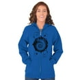 thumbnail image 3 of Nautilus Shell Symbolic Spiritual Zip Up Hoodie Men's Women's Brisco Brands S, 3 of 6