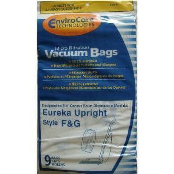 EnviroCare Replacement Vacuum Bags for Eureka F&G Sanitaire, Kenmore 5062, White