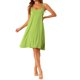 thumbnail image 2 of INSPIRE CHIC Camisón de Mujer Sin Espalda con Tirantes Cruzados, Pijamas Sueltos, Ropa de Casa Casual, Verde Brillante, 2 of 6