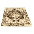 thumbnail image 1 of ECARPETGALLERY 5'5" x 7'6"  Transitional La Seda Hand-knotted Area Rug for Living Room, Dining Room and Bedroom in Ivory, 1 of 9