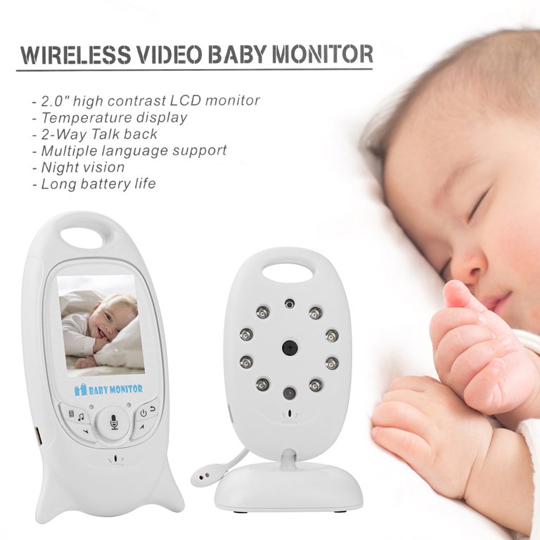 Baby Monitor Wireless Audio Video Nanny Walkie Talkie