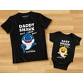 thumbnail image 4 of Matching Baby Shark Shirts for Daddy Baby Set for Father and Baby Outfits Gift Daddy Black XX-Large / Baby Wow pink 24M (18-24M), 4 of 7