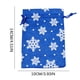 thumbnail image 5 of Bolsa pequeña de copos de nieve navideños, bolsa de lino para regalo de copos de nieve, bolsa para dulces, bolsa para paquetes, 5 of 5