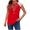 Red, variant on Cilsoka Women's Casual Floral Embroidered V Neck Boho Short Cap Sleeve Shirts Loose Summer Blouses Tops Fashion Clothes 2026, Graphic Tank Tops for Women Funny