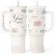 thumbnail image 1 of Vaso SANDJEST de 40 oz con mango aislante de acero inoxidable, 1 of 8