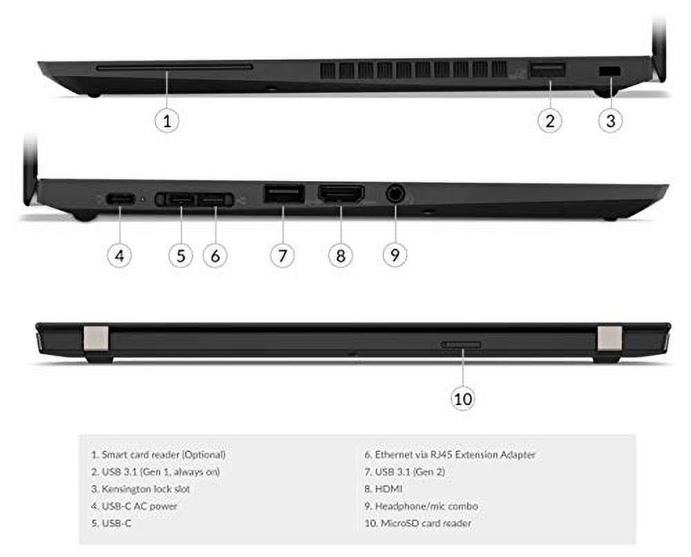 Lenovo ThinkPad X395 13.3" Touchscreen Notebook PC with Ryzen 7 Pro 3700U Processor, 16GB DDR4, 512 GB PCIe SSD, and Windows 10 Pro 64