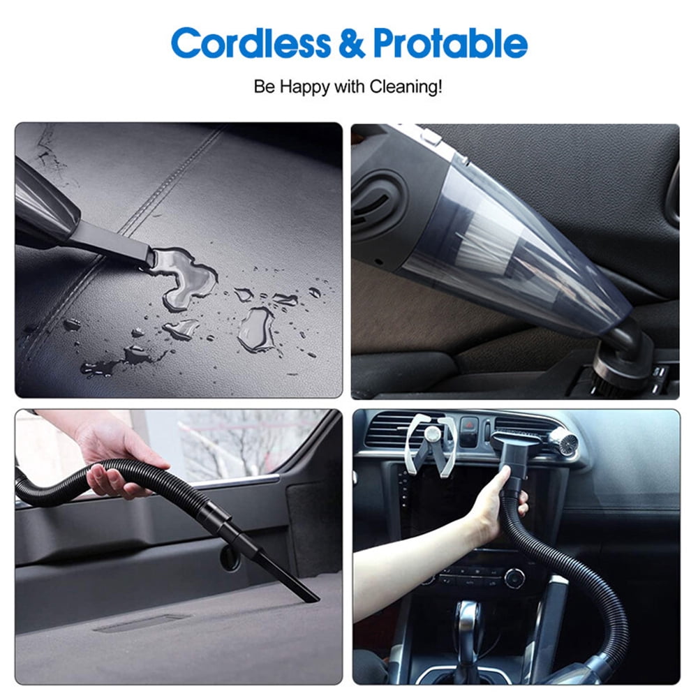 Vacuum Cleaner for Car, Upgraded 120W Wet & Dry Handheld Car Vacuum Cleaner