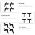 thumbnail image 3 of KAKOWELY 4pcs Metal Furniture Support Feet Dresser Legs Furniture Legs Triangle Table Legs,4.13"X4.13"X4.13", 3 of 5