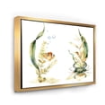 thumbnail image 3 of Designart 'Tropical Fish With Air Bubble and Algae' Traditional Framed Canvas Wall Art Print, 3 of 5