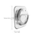 thumbnail image 2 of DEEPCRAFF 1Set Stainless Steel Range Hood Check Valve with Smoke Backflow Prevention and Clamp for Kitchen, 2 of 8