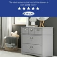 thumbnail image 7 of Graco Story 3 Drawer Classic Customizable Dresser Pebble Gray, 7 of 7