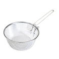 thumbnail image 1 of bedienty Panier à Frire en Acier Inoxydable Vaisselle de Service Panier à Frire Profond Multifonction avec Rebord, 1 of 6