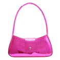 thumbnail image 2 of Bolsa de hombro de moda PU cuero Simple Lady Underarm Bag para ir de compras (Rose Red) Likrtyny Para Estrenar, 2 of 9