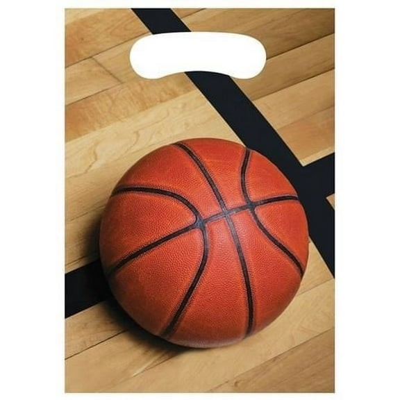 Sports Fanatic Basketball Favor Bags 8 Per Pack