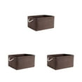 thumbnail image 1 of Maytalsory Sturdy Rope Handle Storage Bin Convenient And Reliable Storage Solution brown 31*21*13 3Set, 1 of 6