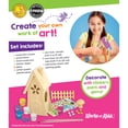 thumbnail image 4 of Works of Ahhh Craft Set - Fairy Garden Classic Wood Paint Kit, 4 of 5