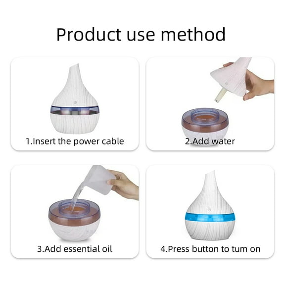 Compact USB Air Humidifier & Essential Oil Diffuser Mini Touch Aroma Diffuser for Aromatherapy Portable Stylish Design Small Humidifier.