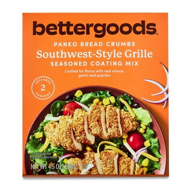 bettergoods Southwest-Style Grille Panko Bread Crumbs Seasoned Coating Mix, 4.5 oz