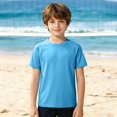 thumbnail image 4 of YunPes Boys Girls T Shirt UPF 50+ Dry Fit Athletic Short Sleeve Swimshirts Summer Rash Guard Sports Undershirt Lightweight Cooling, 4 of 4