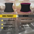 thumbnail image 6 of Lilvigor Sweat Waist Trimmer Sauna Belt Body Shaper for Men Workout Loss Belly Fat Burner Slimming Band Tummy Control Girdle, 6 of 7