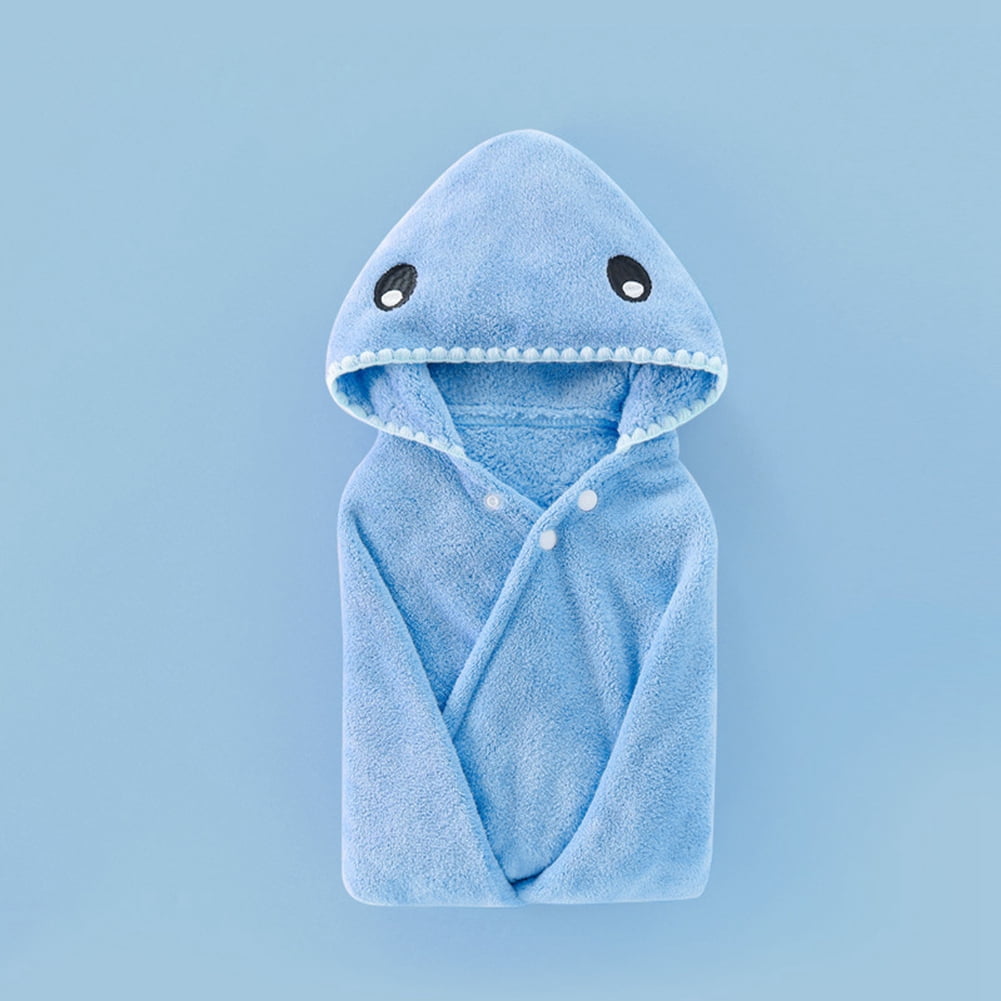 URMAGIC Baby Coral Fleece Bath Towel Ultra Soft Hooded Towel Highly Absorbent Toddlers Bathrobe Blanket Kids Shower Gifts for Boys Girls