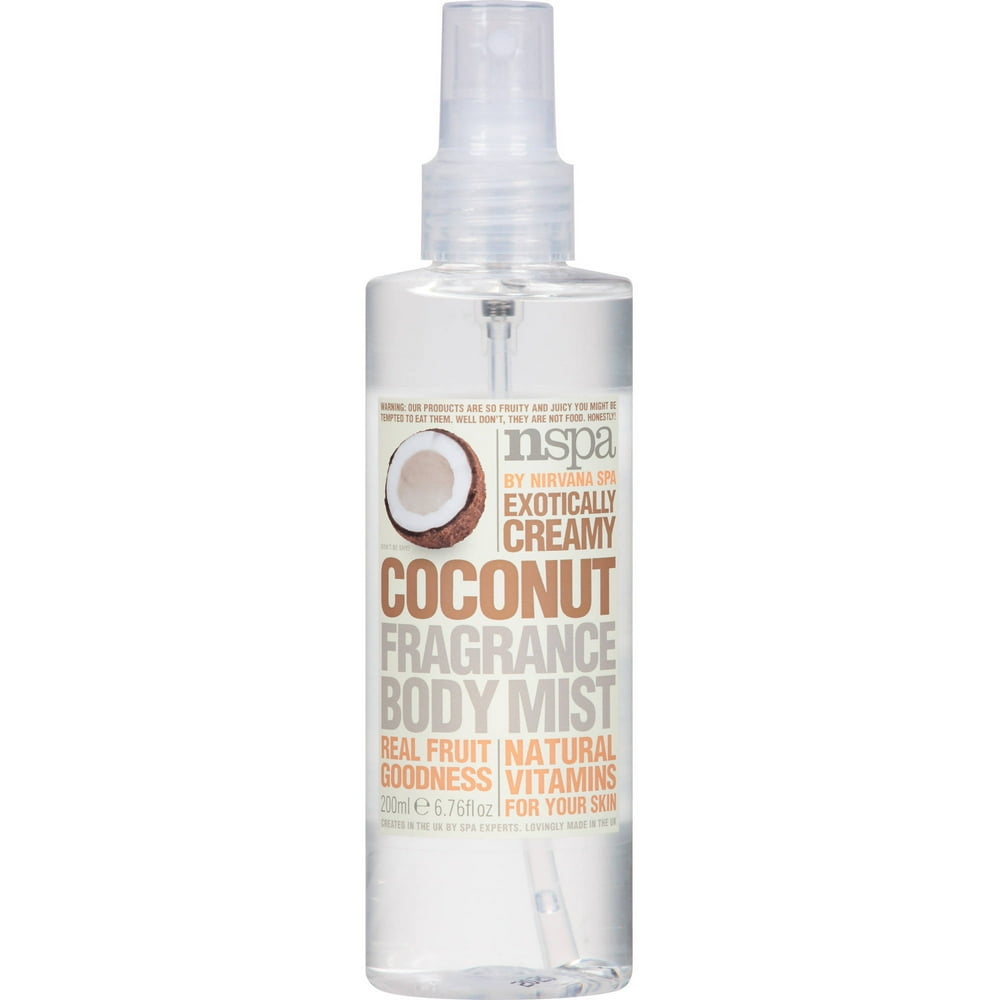NSPA Exotically Creamy Coconut Fragrance Body Mist, 6.76 fl oz