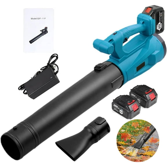 21V Cordless Leaf Blower, 150 MPH, 460 CFM, 6 Adjustable Speeds, Lightweight & Powerful for Lawn Care, Snow Blowing, and Debris Cleanup