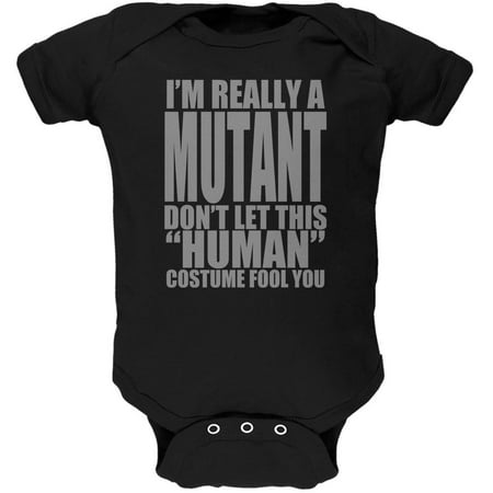 Halloween Human Mutant Costume Soft Baby One Piece