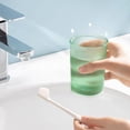 thumbnail image 5 of Vaso de enjuague bucal simple Dinheiro, transparente, para pareja, para cepillo de dientes, para baño, 5 of 5