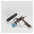 thumbnail image 3 of Paint Spray Gun With Adapter And 600CC Mix Tank Air Spray Gun With Quick-Connect Wash-Free Tank 400CC Tank Paint Mixing Cup, 3 of 6