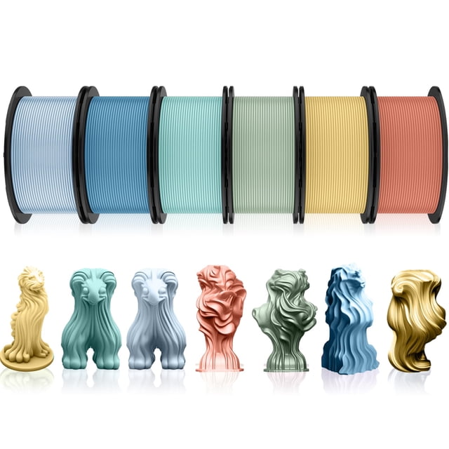 Filamento Pangda Multicolor PLA para impresora 3D, 1,75 mm y 1,5 kg