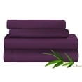 thumbnail image 2 of BNM 300 TC Rayon From Bamboo Sheet Set, Queen, Purple, 2 of 6