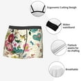 thumbnail image 6 of Disketp Bird Butterfly Rose Men'S Boxer Briefs,Soft And Breathable Cotton Underwear With Comfortflex Waistband, 6 of 9