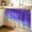 Purple, variant on Sage Green Ombre Cabinet Curtain 35"Wx35"L, Dustproof Under Sink Skirt with Self Adhesive Tape, Modern Moire Geometric Abstract Cabinet Curtain Cover for Kitchen Sink, Bathroom Vanity, Laundry Room
