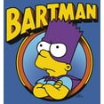 thumbnail image 2 of Women's The Simpsons Bartman  Racerback Tank Top Royal Blue Heather Large, 2 of 4