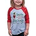 thumbnail image 3 of 7 ate 9 Apparel Chemise Raglan de Noël pour Enfants Grande Sœur Rouge 18 Mois, 3 of 4