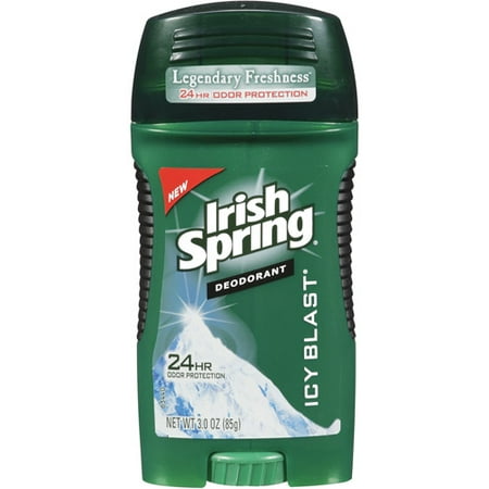 Irish Spring Icy Blast Deodorant, 3 oz