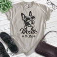 thumbnail image 2 of Bostie Mom T-shirt, Unisex Women's Shirt, Boston Terrier Owner, Best Dog Mom Gift, Light Silk Gray, Medium, 2 of 6