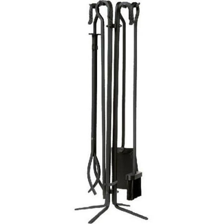 

Wrought Iron Fireplace Tool Set Black - 5 Piece