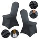 thumbnail image 1 of Xiao Hua Funda Elástica para Silla de Fiesta Gris Oscuro -2 Piezas, 17.72 X 17.72 X 35.43 Pulgadas, Tela Elástica Resistente a las Arrugas, Funda para Silla para Decoración de Banquete de Boda,, 1 of 5