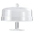 thumbnail image 1 of EeaseCA 1 Set Cake Display Tray Party Dessert Plate Pastry Tray Mousse Cake Plate with Cover, 1 of 8