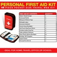 Primacare KB7411WM Personal First Aid Kit with Emergency Medical Supplies, Pocket Size