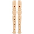 thumbnail image 1 of 2 Pcs Flûte pour Enfants Style Rétro Classique pour Performances Scolaires et Fêtes, 1 of 8