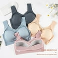 thumbnail image 4 of Women's Underwire Push Up Bra Posture Correcting Wireless Comfort Breathable Deep Cup Ergonomic Posture Bras Full-Coverage T-Shirt Bra, 4 of 7