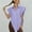 Purple, variant on Womens Workout Tops Detachable Dickey Collar Half Sleeve Oversized Tshirts for Women Blue M