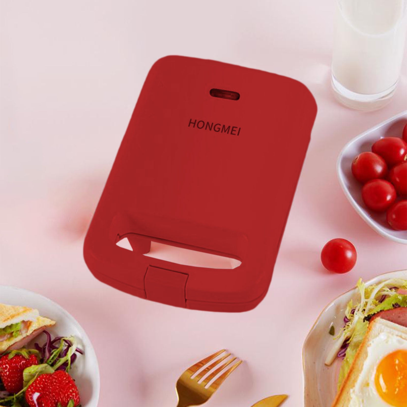 CASAFUN Bread Maker - Toaster - Double Sided Heating Mini Breakfast Machine - Home Multifunctional Breakfast Machine -Double-Sided Heating Sandwich Maker