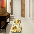 thumbnail image 6 of Coolnut Sunflower Butterfly Non-Slip Runner Rug Area Rug Washable Rectangle Rug for Bedroom Living Room Bathroom Hallways 72x24 Inches#72 Home Decor, 6 of 7
