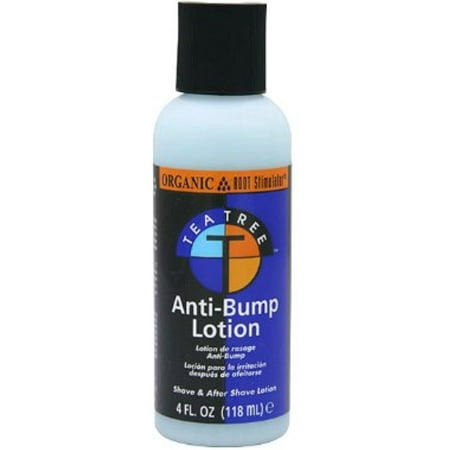 Organic Root Stimulator Tea Tree Oil Anti-Bump Lotion, 4 oz (Pack of 3)