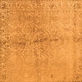 thumbnail image 1 of Ahgly Company Indoor Square Abstract Orange Contemporary Area Rugs, 6' Square, 1 of 1