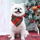 thumbnail image 4 of Pañuelo navideño para perros, pañuelo para mascotas, baberos triangulares, pañuelo para perros pequeños, medianos y grandes, gatos y mascotas, 4 of 5